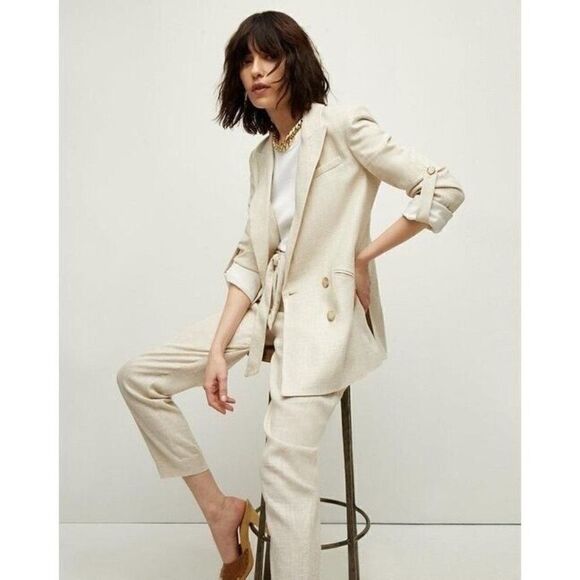 NWT VERONICA BEARD Sz 2 PARINETI DICKEY JACKET IN SILVER - Picture 1 of 3